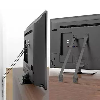 2 шт./упак. переносной настенный ремень для мебели, полезный ремень для фиксации мебели против наклона, плоский телевизор белый