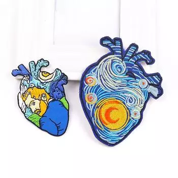 2 шт./упак. плавкая нашивка с вышивкой, гладильная нашивка для одежды, термоклеевые нашивки для курток, джинсов, рюкзак, гладильная нашивка для шитья