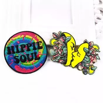 2 шт./упак. плавкая нашивка с вышивкой, гладильная нашивка для одежды, термоклеевые нашивки для курток, джинсов, рюкзак, гладильная нашивка для шитья