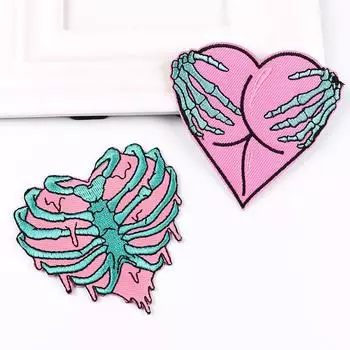 2 шт./упак. плавкая нашивка с вышивкой, гладильная нашивка для одежды, термоклеевые нашивки для курток, джинсов, рюкзак, гладильная нашивка для шитья