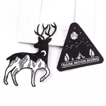 2 шт./упак. плавкая нашивка с вышивкой, гладильная нашивка для одежды, термоклеевые нашивки для курток, джинсов, рюкзак, гладильная нашивка для шитья