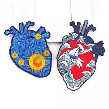 2 шт./упак. плавкая нашивка с вышивкой, гладильная нашивка для одежды, термоклеевые нашивки для курток, джинсов, рюкзак, гладильная нашивка для шитья