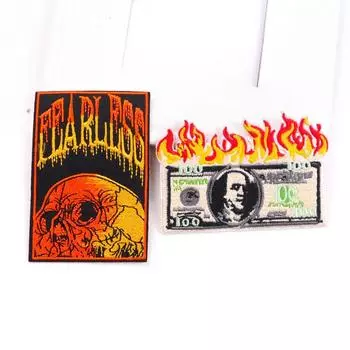 2 шт./упак. плавкая нашивка с вышивкой, гладильная нашивка для одежды, термоклеевые нашивки для курток, джинсов, рюкзак, гладильная нашивка для шитья