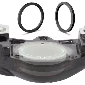 2 шт. уплотнительное кольцо для суппорта дискового тормоза горного шоссейного велосипеда, уплотнительное кольцо для поршня тормоза велосипеда, износостойкое уплотнительное кольцо из полиэтилена 2,6x2,4x0,2 см