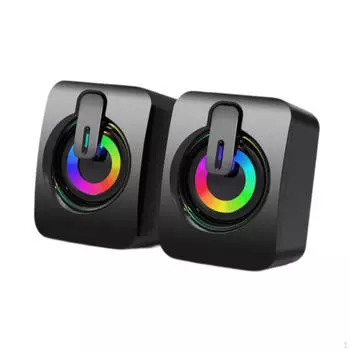 2 шт. USB мини-динамик Plug And Play компьютер для ноутбука настольный ПК