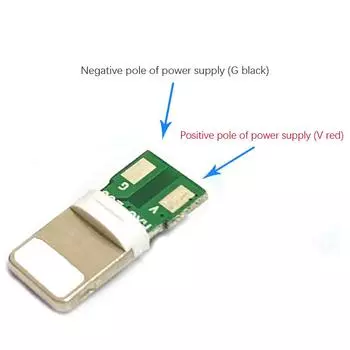 2 шт. USB-разъем Lightning Dock с разъемом для чип-платы, сварочный кабель для передачи данных OTG, интерфейс Diy, кабель для передачи данных для телефона