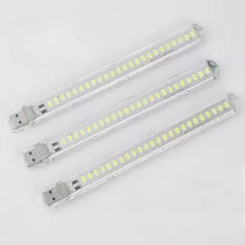 2 шт. USB светодиодные книжные светильники 8/24 шарика SMD 5630 5730 лампочка 5 В входная мощность белый 5000-6500 К теплый белый 3000-3500 К 8beads white light 2pcs