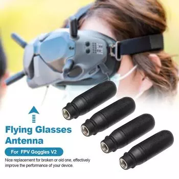 2 шт. усилитель сигнала антенны для летающих очков, сменный двухдиапазонный усилитель для FPV-очков V2, легкие антенны