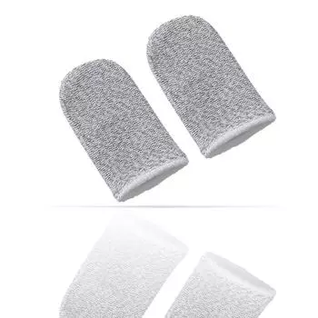 2 шт., устойчивые к поту противоскользящие напальчники из углеродного волокна, игровые плавные в эксплуатации эластичные контроллеры, аксессуары для рук геймеров