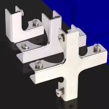 2 шт. устойчивый к ржавчине керамический зажим для плитки нержавеющая сталь стекло опорный уголок ламинат Notch10.5mm-T-shaped