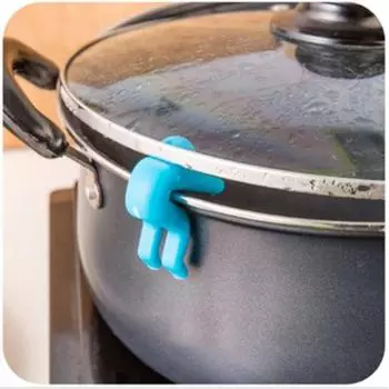 2 шт. устройство для перелива, мультяшный анти-суп, силиконовая кухонная крышка для гаджета зелёный