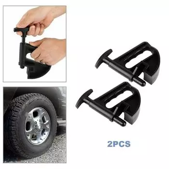 2 шт., устройство для замены автомобильных шин, зажим для бортов, центральный инструмент, зажим для обода колеса, инструменты 2pcs/set чёрный
