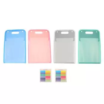 2 шт. Вертикальные папки для документов с 13 карманами, большая вместительная папка для документов, портативный пластиковый органайзер для файлов Pink and Blue