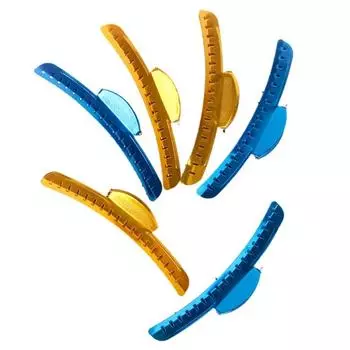 2 шт. Винтажные заколки для волос Finger Wave, заколки для волос, зажимы, шпилька для волос Duckbill Partition синий