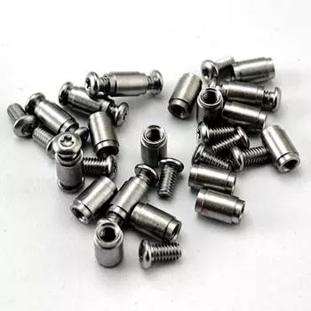 2 шт. Винты Аксессуары для DIY Складной нож Поддержка вала Винт Складной нож Backspacer Standoff Инструмент Изготовление No. 1