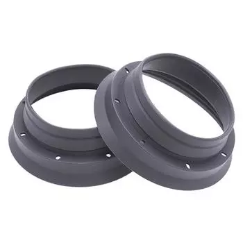 2 шт. Водонепроницаемая силиконовая накладка-дефлектор для автомобильных динамиков 6,5 дюйма