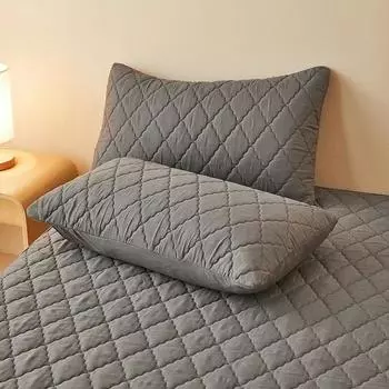 2 шт. Водонепроницаемая стеганая наволочка однотонная наволочка 48x74 см наволочка (Без внутреннего стержня) 2pc 48x74cm(19x29in)