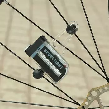 2 шт. Водонепроницаемый светодиодный фонарь для спиц велосипеда, предупреждающий фонарь для горного велосипеда