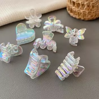 2 шт. Волшебный цветной мини-бантик для волос Love заколка для женщин и девочек темперамент милый лоб челка сломанные шпильки зажим аксессуары для волос A2