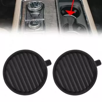 2 шт. Вставка подстаканника центральной консоли JL3Z-1513562-AA для Ford F150 Expedition