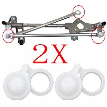 2 шт. Втулка тяги стеклоочистителя для Toyota для Landcruiser 60 FJ60 FJ62 HJ60 Пластиковые аксессуары для транспортных средств CHINA