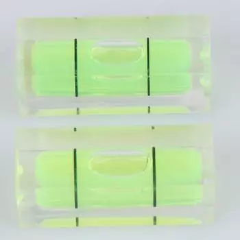 2 шт. Высокоточный квадратный горизонтальный пузырьковый уровень с одной линией