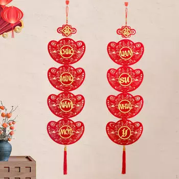 2 шт. вьетнамские годовые подвесные куплеты благословение подвески украшения для Style A