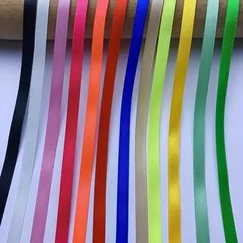 2 шт. в каждой упаковке, ширина 0,6 см/0,24 дюйма, двусторонняя атласная лента, подарочная упаковка ручной работы «сделай сам», для праздничной свадьбы, аксессуары для одежды, подарочная упаковка, упаковка, галстуки