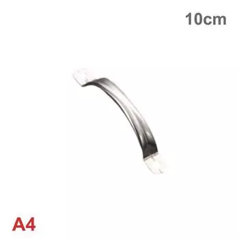 2 шт. в упаковке из нержавеющей стали, ручки для дверей, ручки для шкафов, серебряные ручки для ящиков, кухня 10cm