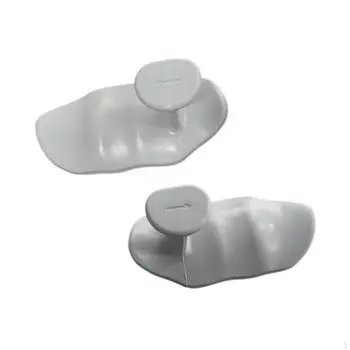 2 шт. в упаковке перчатки для силовых тренировок в спортзале, силиконовые для упражнений подтягиваний и становой тяги розовый