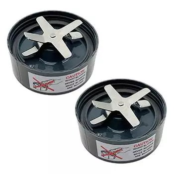 2 шт. в упаковке, сменные части для крестообразного лезвия экстрактора блендера для серии NutriBullet 600 Вт Pro 900 Вт, аксессуары для блендера CHINA