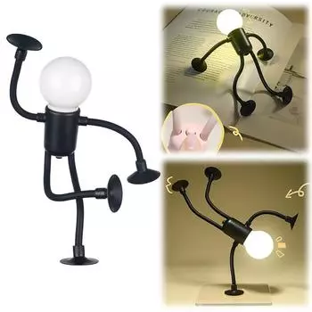 2 шт. в упаковке, забавный ночник, настольная лампа изменяемой формы для взрослых, мальчиков и девочек