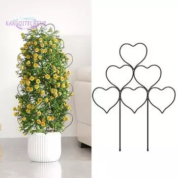 2 шт. вьющиеся растения садовая решетка, нержавеющая, устойчивая к коррозии, простая в установке, опора для горшечных растений металлическая проволочная решетка зелёный