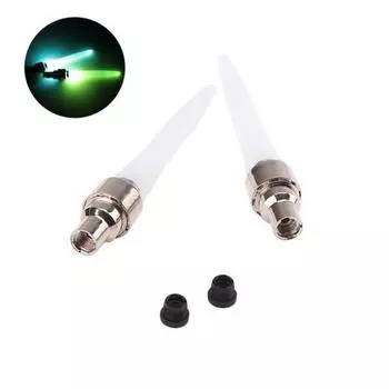 2 шт. велосипедная ночная сигнальная лампа безопасности для велосипедных шин, колпачки для колес, светодиодный свет разноцветный