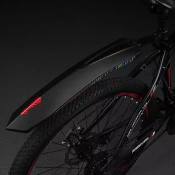 2 шт. велосипедные брызговики со светоотражающими наклейками велосипедный брызговик передний задний брызговик велосипедный брызговик аксессуары для велоспорта
