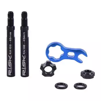 2 шт. велосипедные камеры для велосипеда Presta удлинитель клапана удлинитель с сердечником ключ