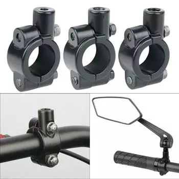 2 шт. велосипедные зеркала крепление на руль алюминиевый сплав держатель зеркал регулируемое крепление для велосипедов и мотоциклов M10