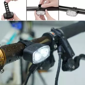 2 шт. велосипедный задний фонарь налобный фонарь супер яркий водонепроницаемый USB перезаряжаемый легкий ночной езда по дороге велосипед передняя задняя светодиодная сигнальная лампа Велоспорт красный/белый