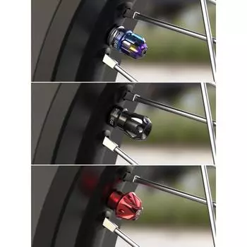 2 шт. вентили для шин из алюминиевого сплава, пылезащитный чехол для шин для мотоциклов, мотоциклов 12