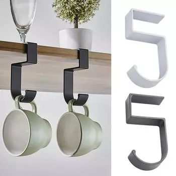 2 шт. вешалки для гирлянд, крючки для стола, высокопрочные, устойчивые к ржавчине, вешалки для каминных чулок, держатели для каминной доски 2pcs чёрный