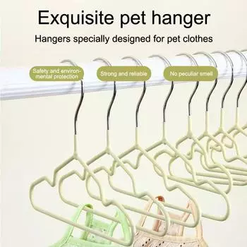 2 шт. вешалки для одежды для домашних животных, нескользящий органайзер для одежды для домашних животных, экономящий место в шкафу, стойка для хранения одежды для домашних животных, товары для животных