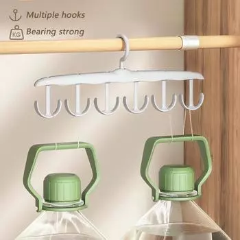 2 шт. вешалки с крючками, прочные, выдерживающие нагрузку, многоцелевые, для нижнего белья, носков, ремней, галстуков, шарфов, органайзеров белый
