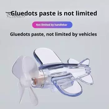 2 шт. ветряной светодиодный пропеллер для самолета, мотоцикла, велосипеда, автомобиля, украшения, водонепроницаемая светящаяся летающая игрушка, светодиодный светящийся спиннер для спорта на открытом воздухе 2pcs прозрачный