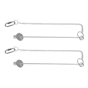 2 шт., вилка для еды для цыплят из нержавеющей стали, фруктов, овощей, кукурузы, петухов, инструмент для сбора пищи