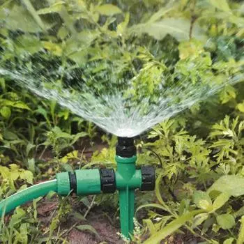 2 шт. вилка для полива с двойной головкой, садовый шланг, спринклерный разъем для орошения, заземляющий кол для газона зелёный