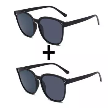 2 шт., винтажные солнцезащитные очки с рисовыми гвоздями, роскошный брендовый дизайн, солнцезащитные очки в квадратной оправе, мужские очки для рыбалки на открытом воздухе, UV400