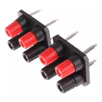 2 шт. внешний разъем типа «банан» 4-контактный разъем усилителя динамика с зажимом для проводов разъем Wp4-10 терминал