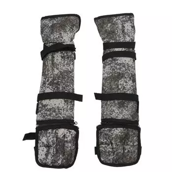 2 шт. водонепроницаемая регулируемая защита для ног из ткани Оксфорд 600D от змеи для сада и улицы