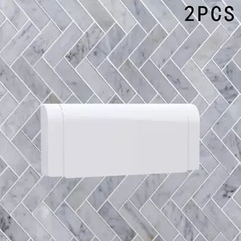 2 шт. водонепроницаемые крышки для розеток, чехол для защиты выключателей, коробки для розеток на открытом воздухе White