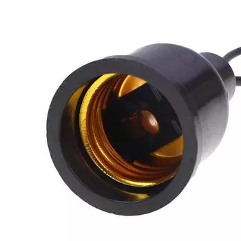 2 шт. водонепроницаемый патрон для лампы E27 с цоколем, патрон для лампы с проводом, наружный фитинг E27, цоколь для лампы 2pcs